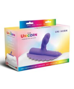 Cowgirl Unicorn Uni Horn Silicone Attachment - Purple