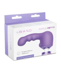 Le Wand Petite Ripple Silicone Attachment Cover - Violet