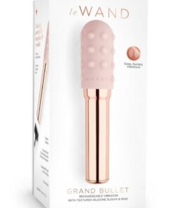 Le Wand Grand Bullet Rechargeable Silione Vibrator - Rose Gold