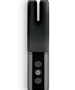 Le Wand Deux Silicone Rechargeable Dual Vibrator - Black