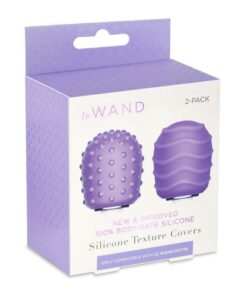 Le Wand Petite Silicone Textured Covers (2 per Pack) - Grey