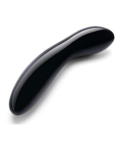 Le Wand Crystal G-Wand with Silicone Ring - Black Obsidian
