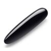 Le Wand Crystal Slim Wand with Silicone Ring - Black Obsidian
