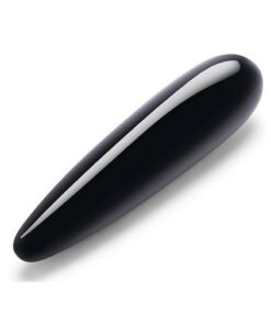 Le Wand Crystal Wand Probe with Silicone Ring - Black Obsidian