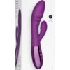 Le Wand Blend Rechargeable Silicone Rabbit Vibrator - Cherry