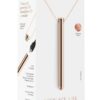 Le Wand Vibrating Necklace Rechargeable Silicone Discreet Vibrator - Rose Gold