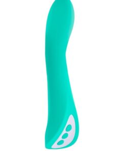 Come With Me Rechargeable Silicone Vibrator - Green