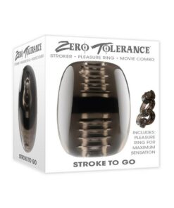Zero Tolerance Stroke to Go Dual End Masturbator - Black