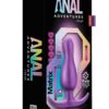 Anal Adventures Matrix Quantum Plug Silicone Anal Plug - Galatic Purple