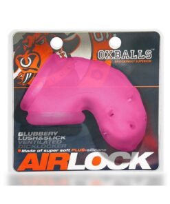 Airlock Air-Lite Vented Silicone Chastity - Pink Ice