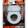 Glowdick Silicone Cockring with LED - Clear Ice