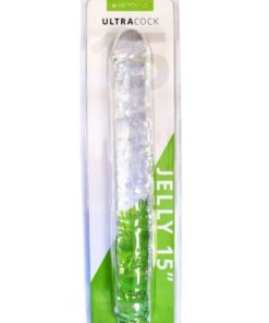 ME YOU US Ultracock Jelly Double Ender 15in - Clear