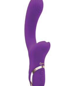 Bodywand G-Play Rechargeable Silicone G-Spot and Clitoral Vibrator - Purple
