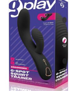 Bodywand G-Play Squirt Trainer Rechargeable Silicone G-Spot Vibrator - Black