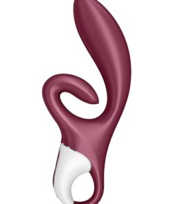 Satisfyer Touch Me Rechargeable Silicone Rabbit Vibrator - Red