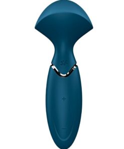 Satisfyer Mini Wand-er Rechargeable Silicone Massager - Blue
