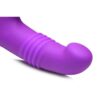 Gossip Blasters 10X Rechargeable Silicone Thrusting Rabbit Vibrator - Violet
