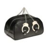 Master Series Cuffed and Loaded Travel Bag with Handcuff Handles - Black/Silver