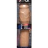 JOCK Extra Thick Penis Extension Sleeve 2in - Vanilla