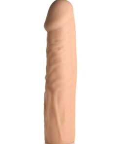 JOCK Extra Long Penis Extension Sleeve 1.5in - Vanilla
