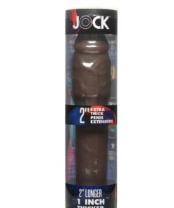JOCK Extra Thick Penis Extension Sleeve 2in - Chocolate