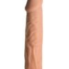 JOCK Extra Long Penis Extension Sleeve 1.5in - Caramel