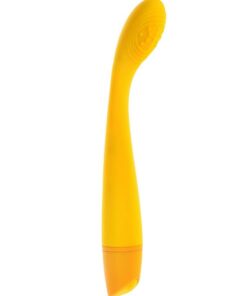 Selopa Lemon Squeeze Rechargeable Silicone G-Spot Vibrator - Yellow