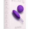Wellness Imara Rechargeable Silicone Vibrating Egg with Remote - Purple
