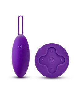 Wellness Imara Rechargeable Silicone Vibrating Egg with Remote - Purple