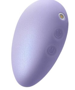 Wellness Serene Vibe Rechargeable Silicone Vibrating Egg with Remote - Lavender