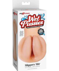 PDX Extreme Wet Pussies Slippery Slit Self Lubricating Stroker - Vanilla