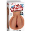 PDX Extreme Wet Pussies Slippery Slit Self Lubricating Stroker - Caramel