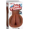 PDX Extreme Wet Pussies Slippery Slit Self Lubricating Stroker - Chocolate