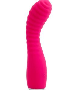 Nu Sensuelle Lola Nubii Flexibile Rechargeable Silicone Warming Vibrator - Pink/Silver