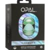 Opal Ripple Silicone Rechargeable Massager - Green