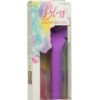 Bliss Liquid Silicone Flutter Rechargeable Clitoral Stimulator - Purple
