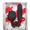 French Kiss Elite Lover Silicone Rechargeable Bullet - Black