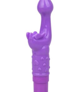 Rechargeable Butterfly Kiss G-Spot Rabbit Vibrator - Purple