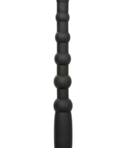 Anal Toys Rechargeable X-10 Silicone Beads - Black