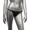 Radiance Crotchless Thong - Black
