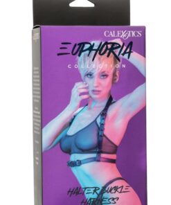 Euphoria Collection Halter Buckle Harness - Black
