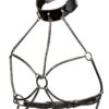 Euphoria Collection Multi Chain Collar Harness - Black