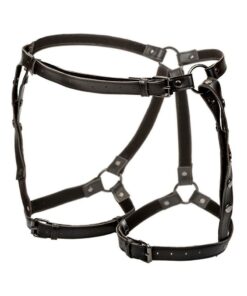 Euphoria Collection Riding Thigh Harness - Plus Size - Black