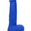 Admiral Vibrating Captain Rechargeable Silicone Dildo 8in - Blue