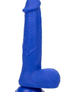 Admiral Vibrating Captain Rechargeable Silicone Dildo 8in - Blue