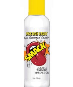 Smack Lickable Massage Oil 2oz - Passion Fruit
