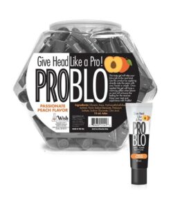 ProBlo Fishbowl Oral Pleasure Flavored Gel 10ml (65 per Bowl) - Peach