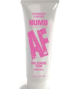 Numb AF Anal Numbing Flavored Cream 1.5oz - Strawberry