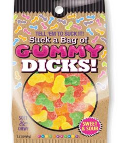 Candyprints Suck a Bag of Gummy Dicks 4oz - Assorted Flavors