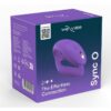 We-Vibe Sync O Rechargeable Silicone Couples Vibrator with Remote Control - Purple